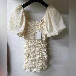 Endless Rose TEXTURED OFF-THE-SHOULDER DRESS